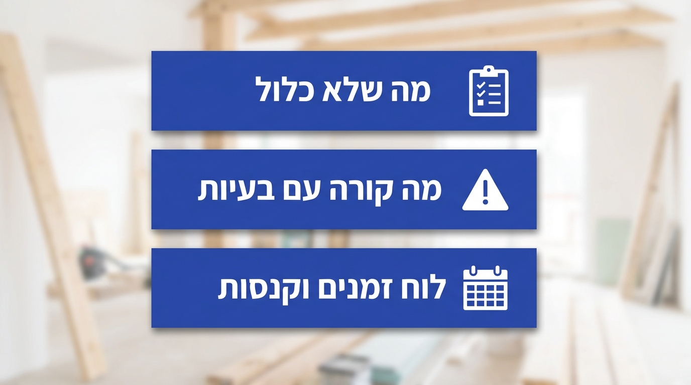 שלוש שאלות חיוניות לשאול קבלן שיפוצים לפני חתימת חוזה