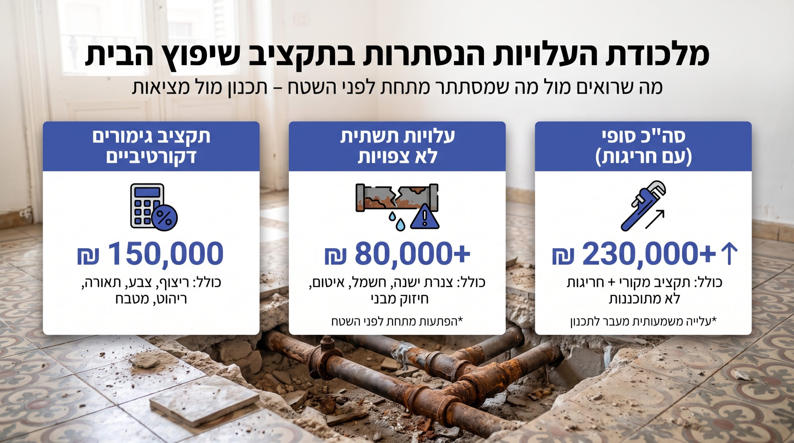 כמה עולה שיפוץ בית פרטי? כל מה שרציתם לדעת על מחיר שיפוץ בית וילה או קרקע