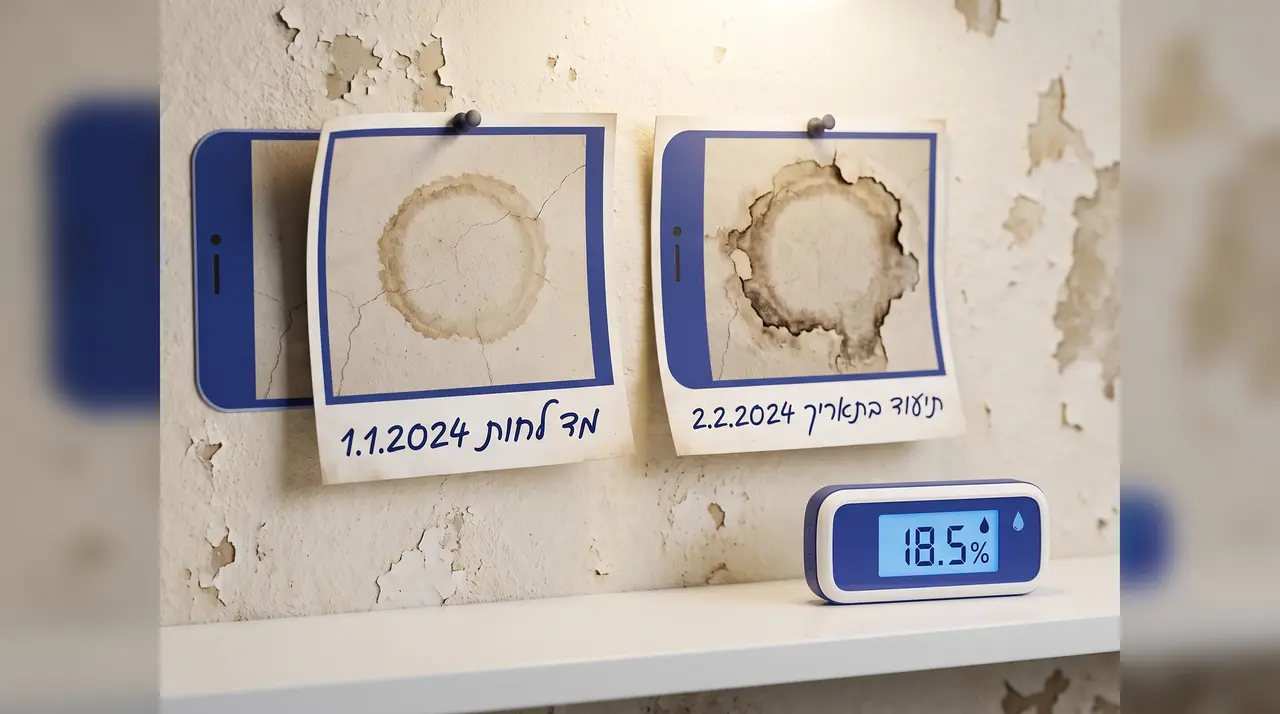 טיפול ברטיבות בדירה ישנה: המדריך המלא לאיטום, מניעה ופתרונות עובש
