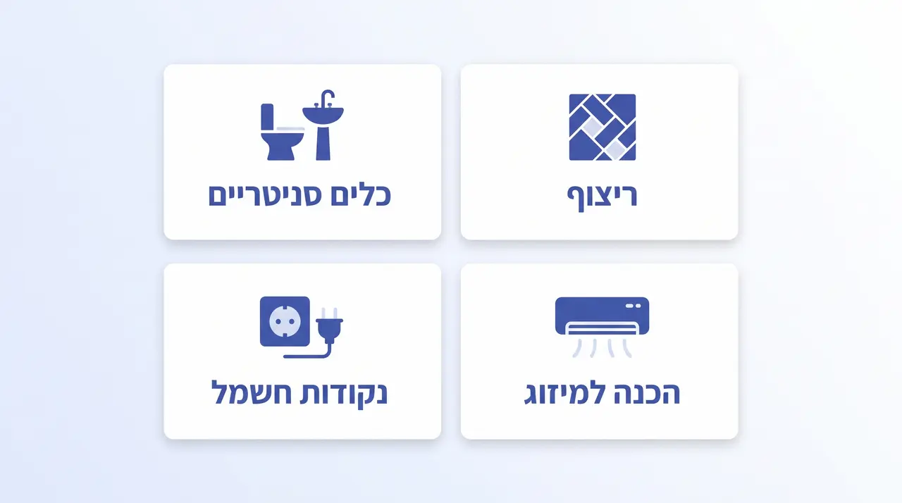 מה כדאי לשדרג בדירה מקבלן: המדריך המלא לשינויים נכונים בדירה חדשה